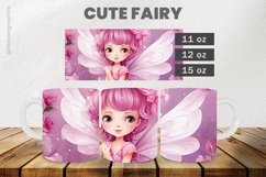 Cute Fairy Mug Wrap Sublimation |11oz, 12oz &amp; 15oz Product Image 1
