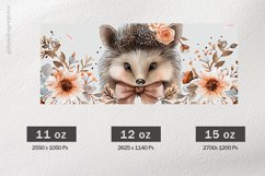 Hedgehog Mug Wrap Sublimation |11oz, 12oz &amp; 15oz Product Image 2