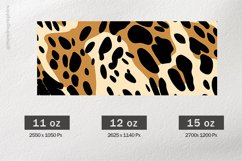 Leopard Mug Wrap Sublimation |11oz, 12oz &amp; 15oz Product Image 2