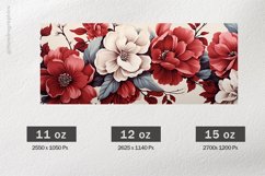 Beautiful Flower Mug Wrap Sublimation |11oz, 12oz &amp; 15oz Product Image 2