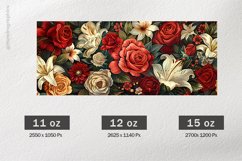 Roses Mug Wrap Sublimation |11oz, 12oz &amp; 15oz Product Image 2