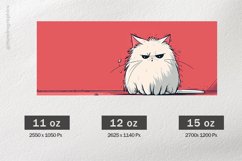 Cat Mug Wrap Sublimation |11oz, 12oz &amp; 15oz Product Image 2