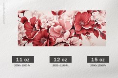 Beautiful Flower Mug Wrap Sublimation |11oz, 12oz &amp; 15oz Product Image 2