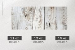 White Wood Mug Wrap Sublimation |11oz, 12oz &amp; 15oz Product Image 2