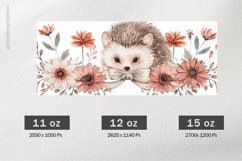 Hedgehog Mug Wrap Sublimation |11oz, 12oz &amp; 15oz Product Image 2