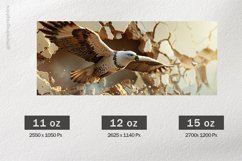 Eagle Mug Wrap Sublimation |11oz, 12oz &amp; 15oz Product Image 2