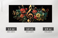 Music Note Mug Wrap Sublimation |11oz, 12oz &amp; 15oz Product Image 2