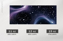 Cosmic Gradient Mug Wrap Sublimation |11oz, 12oz &amp; 15oz Product Image 2