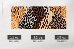 Leopard Mug Wrap Sublimation |11oz, 12oz &amp; 15oz Product Image 2