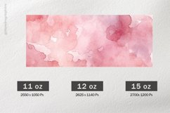 Watercolor Texture Mug Wrap Sublimation |11oz, 12oz &amp; 15oz Product Image 2