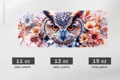 Owl Mug Wrap Sublimation |11oz, 12oz &amp; 15oz Product Image 2