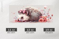 Hedgehog Mug Wrap Sublimation |11oz, 12oz &amp; 15oz Product Image 2
