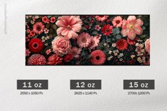 Roses Mug Wrap Sublimation |11oz, 12oz &amp; 15oz Product Image 2