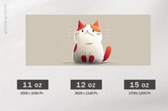Cat Mug Wrap Sublimation |11oz, 12oz &amp; 15oz Product Image 2