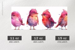 Singing Birds Mug Wrap Sublimation |11oz, 12oz &amp; 15oz Product Image 2
