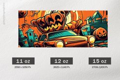 Scary Horror Mug Wrap Sublimation |11oz, 12oz &amp; 15oz Product Image 2