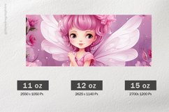 Cute Fairy Mug Wrap Sublimation |11oz, 12oz &amp; 15oz Product Image 2