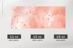 Orange Red Mug Wrap Sublimation |11oz, 12oz &amp; 15oz Product Image 2