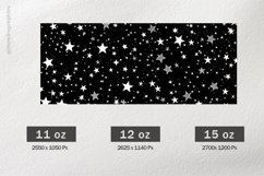Night Stars Mug Wrap Sublimation |11oz, 12oz &amp; 15oz Product Image 2