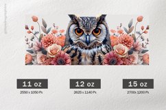 Owl Mug Wrap Sublimation |11oz, 12oz &amp; 15oz Product Image 2