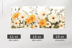 Flowers Mug Wrap Sublimation |11oz, 12oz &amp; 15oz Product Image 2