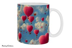 Valentine's Mug Sublimation Bundle| Love Wrap Sublimate PNG Product Image 5