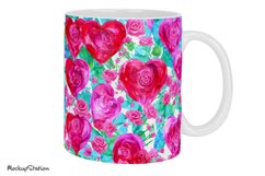 Valentine's Mug Sublimation Bundle| Love Wrap Sublimate PNG Product Image 6