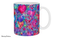 Valentine's Mug Sublimation Bundle| Love Wrap Sublimate PNG Product Image 7