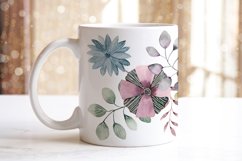 Mug watercolor flowers sublimation