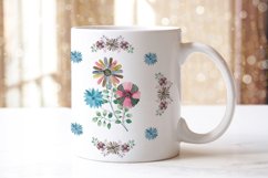 Mug watercolor flowers sublimation