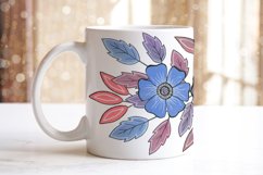 Mug watercolor flowers sublimation