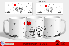 LOVE mug wrap Sublimation|LOVE mug 11oz 15oz| valentines day Product Image 1