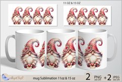 Valentines day mug Sublimation|Gnomes mug 11oz 15oz| love Product Image 1