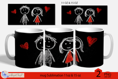 LOVE mug wrap Sublimation|LOVE mug 11oz 15oz| valentines day Product Image 1