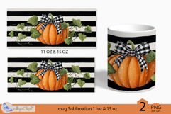 Thanksgiving mug Sublimation|Pumpkin mug 11oz 15oz buffalo Product Image 2