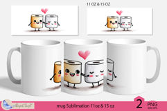 LOVE mug wrap Sublimation|toilet paper love mug| valentines Product Image 1