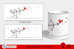 LOVE mug wrap Sublimation|LOVE mug 11oz 15oz| valentines day Product Image 2