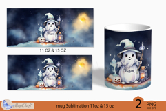 Ghost Mug Wrap Sublimation|Halloween print|31 october poison Product Image 2