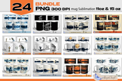 Fish On mug Sublimation|fisherman mug wrap| Fish Mug Bundle Product Image 2