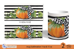 Thanksgiving mug Sublimation|Pumpkin mug 11oz 15oz buffalo Product Image 2