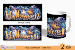 Ghost Mug Wrap Sublimation|Halloween print|31 october poison Product Image 2