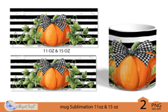 Thanksgiving mug Sublimation|Pumpkin mug 11oz 15oz buffalo Product Image 2