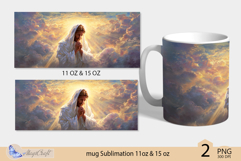 Jesus mug wrap Sublimation| Happy Easter mug 11oz 15oz Product Image 2