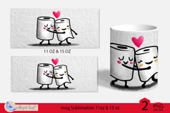 LOVE mug wrap Sublimation|toilet paper love mug| valentines Product Image 2