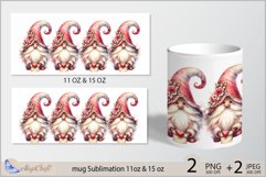 Valentines day mug Sublimation|Gnomes mug 11oz 15oz| love Product Image 2