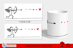 LOVE mug wrap Sublimation|LOVE mug 11oz 15oz| valentines day Product Image 2