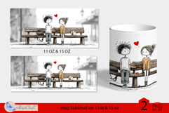 LOVE mug wrap Sublimation|LOVE mug 11oz 15oz| valentines day Product Image 2