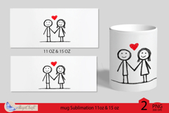 LOVE mug wrap Sublimation|LOVE mug 11oz 15oz| valentines day Product Image 2