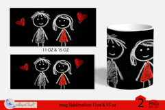 LOVE mug wrap Sublimation|LOVE mug 11oz 15oz| valentines day Product Image 2
