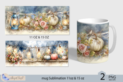 Halloween Pumpkin mug Sublimation|mug 11oz 15oz| fall |ghost Product Image 2